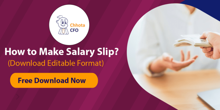 How to make salary slip format excel