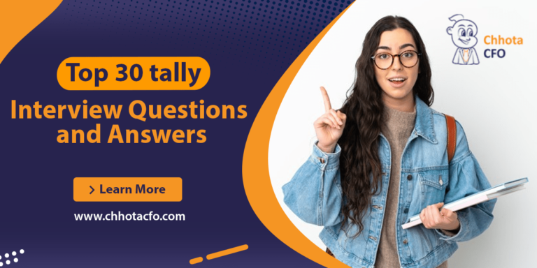 Top 30 tally interview questions and answers