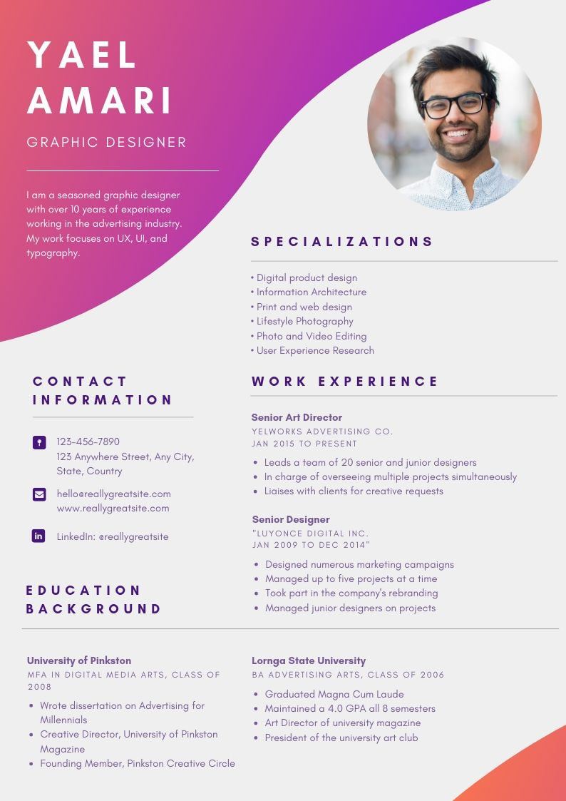 20 modern professional resume templates to try