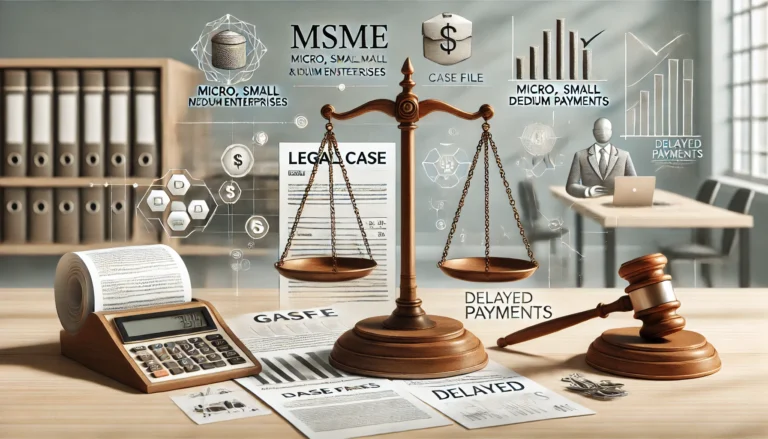 HOW TO FILE A CASE BY MSME FOR RECOVERY OF DELAYED PAYMENTS